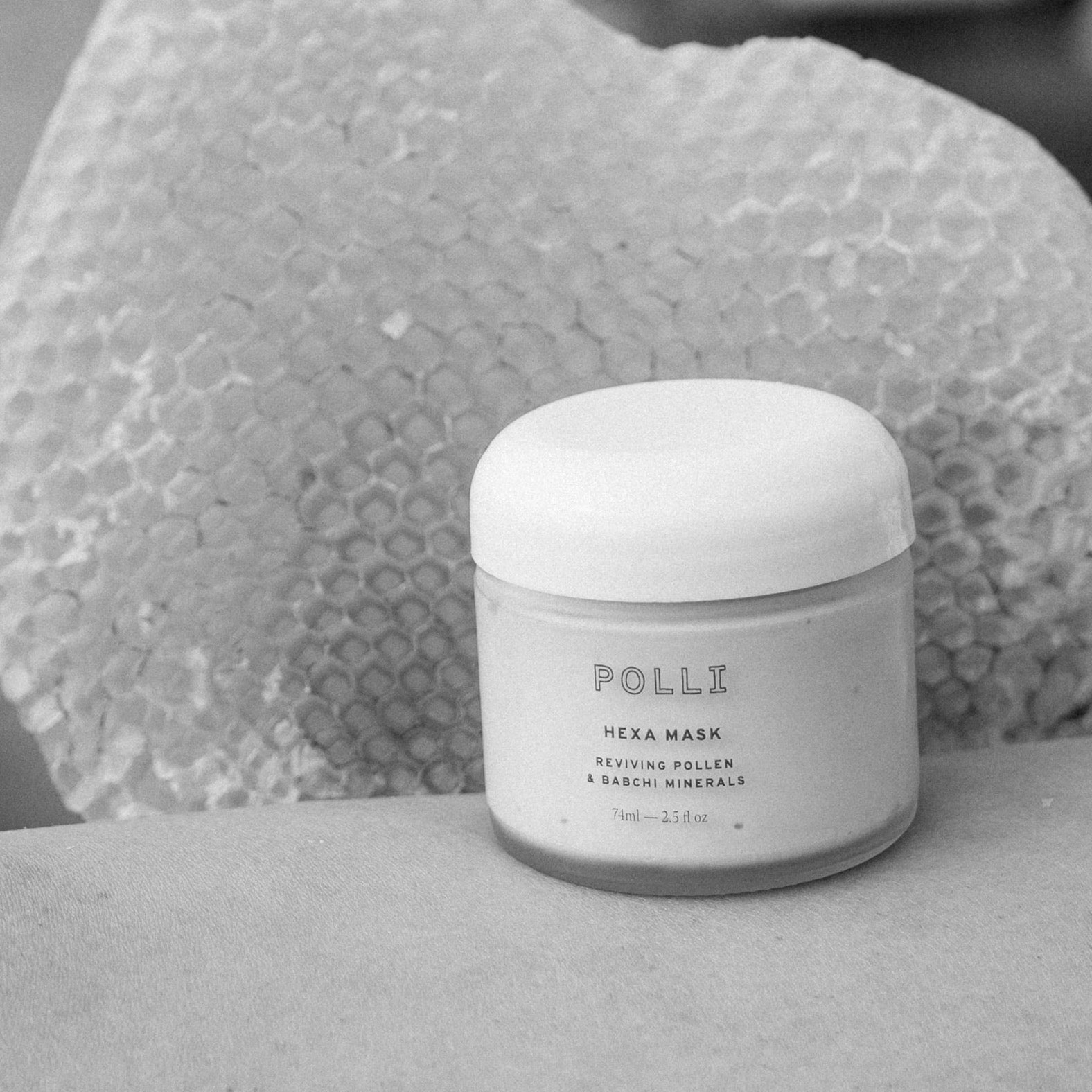 Bee pollen face mask.