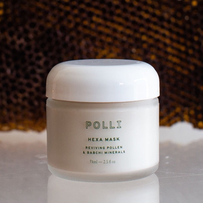 Bee pollen skincare for acne.