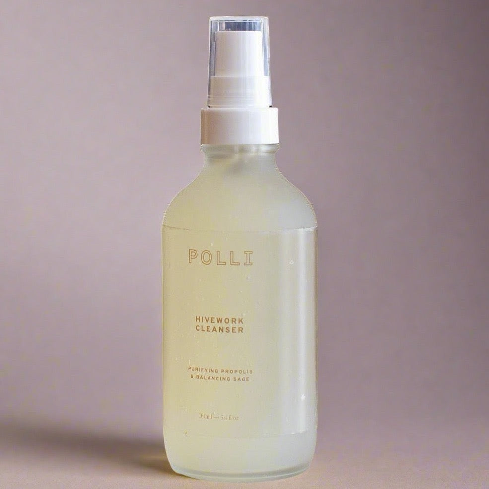 Cleanser skincare made with propolis.